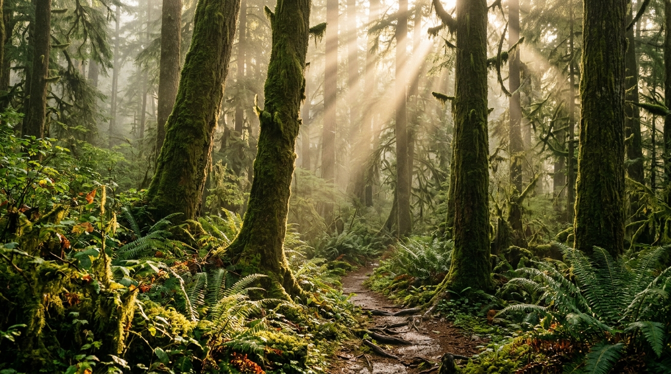 Misty Forest Canopy